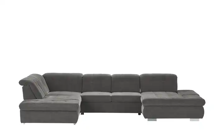 Lounge Collection Wohnlandschaft mit verschiedenen Funktionen Spencer Grau links Grundfunktion
