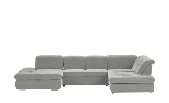 Lounge Collection Wohnlandschaft mit verschiedenen Funktionen Spencer Silbergrau rechts Erweiterte Funktion
