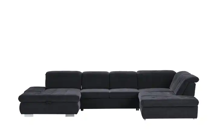 Lounge Collection Wohnlandschaft mit verschiedenen Funktionen Spencer Dunkelblau rechts Erweiterte Funktion