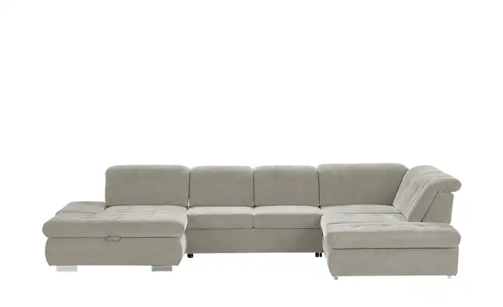 Lounge Collection Wohnlandschaft mit verschiedenen Funktionen Spencer Hellgrau rechts Erweiterte Funktion