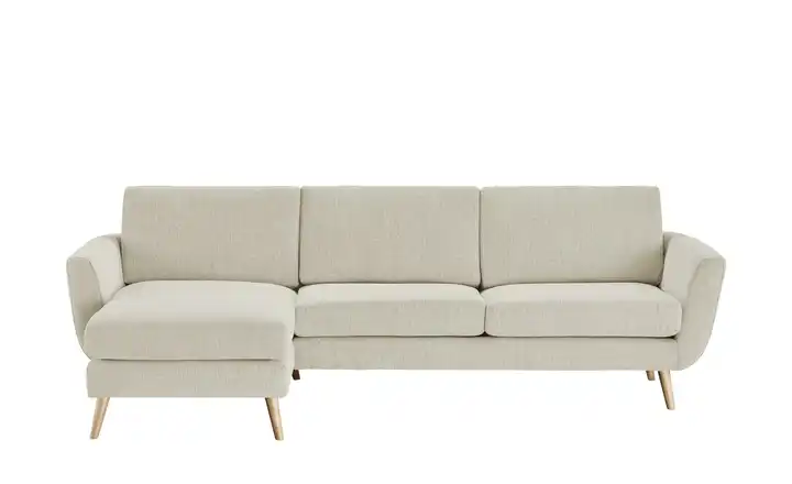 SOHO Ecksofa Smilla  Sand links Flachgewebe