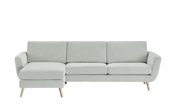 SOHO Ecksofa Smilla  Hellgrau links Flachgewebe