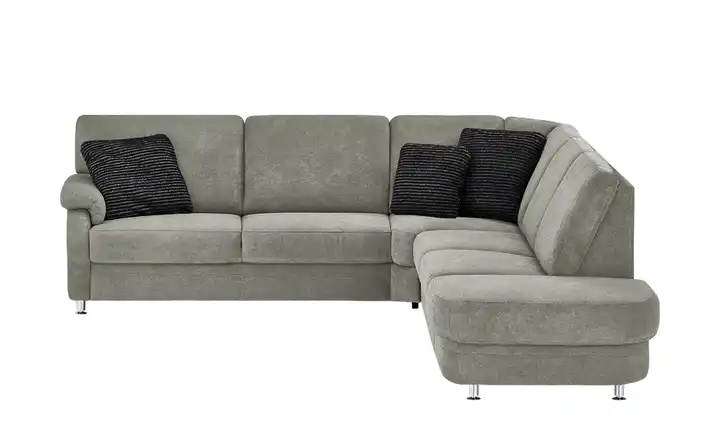 meinSofa Ecksofa Ole-S Steingrau rechts ohne