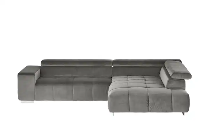 uno Ecksofa Origo Steingrau rechts