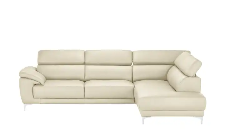 Max Schelling Ecksofa Vita Creme rechts Erweiterte Funktion