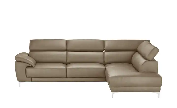 Max Schelling Ecksofa Vita Hellbraun rechts Grundfunktion