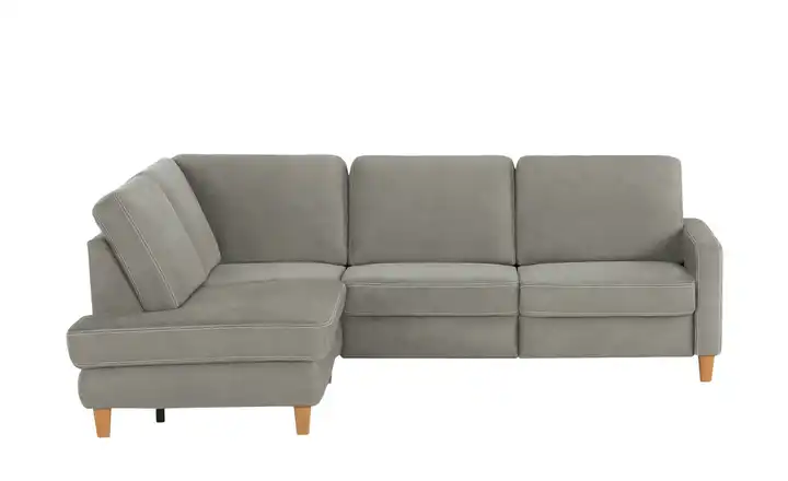 Max Schelling Ecksofa Maximum Plus links ohne eckig Grau