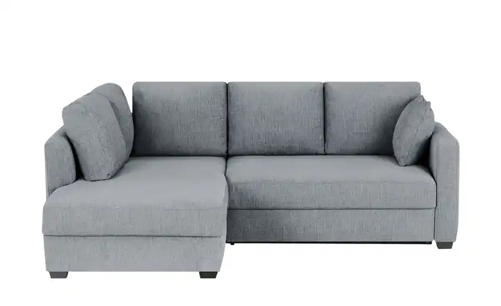 bobb Ecksofa Lisa de Luxe Steingrau links