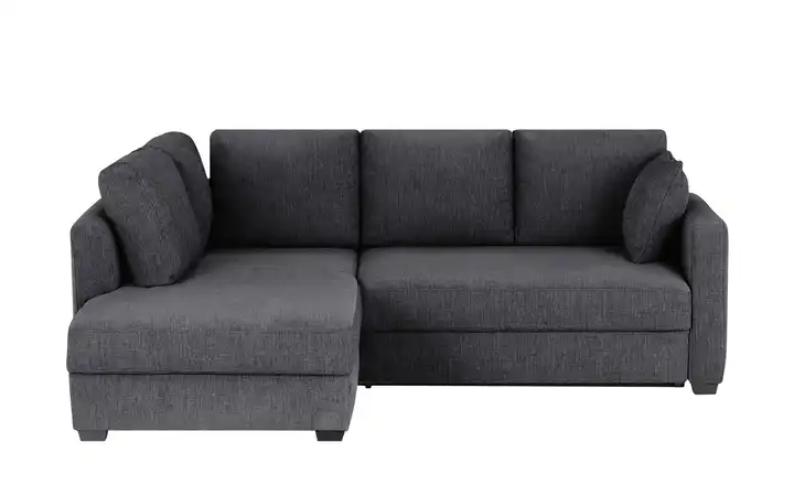 bobb Ecksofa Lisa de Luxe Anthrazit links
