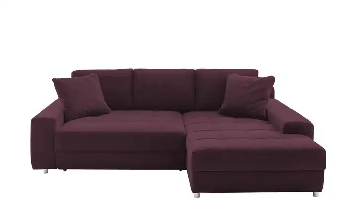 bobb Ecksofa Arissa de Luxe Bordeauxrot rechts