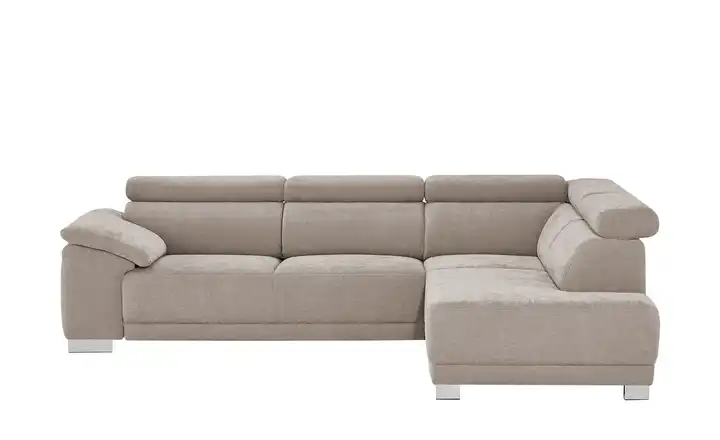 Ecksofa Chocolo Taupe rechts Grundfunktion