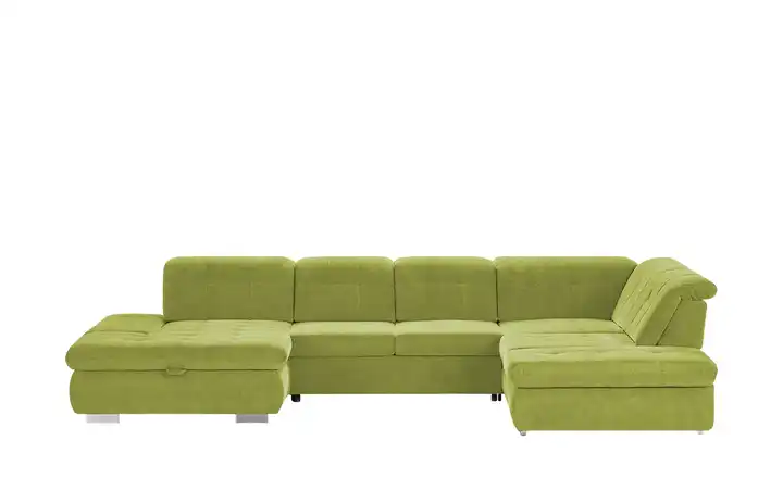 Lounge Collection Wohnlandschaft mit verschiedenen Funktionen Spencer Grün rechts Erweiterte Funktion