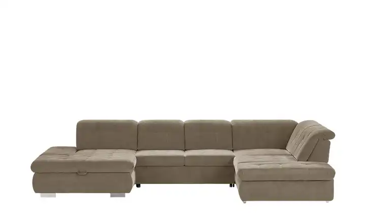 Lounge Collection Wohnlandschaft mit verschiedenen Funktionen Spencer Hellbraun rechts Erweiterte Funktion