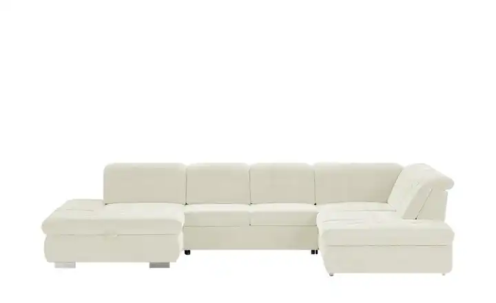 Lounge Collection Wohnlandschaft mit verschiedenen Funktionen Spencer Creme rechts Erweiterte Funktion