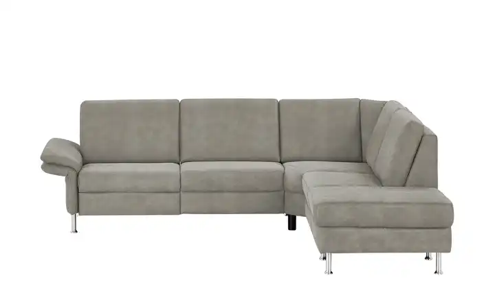 Diva Ecksofa Diva Silbergrau rechts Grundfunktion