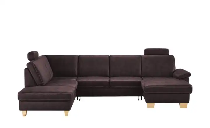 meinSofa Wohnlandschaft  Kunstleder Samu Bordeauxrot links Erweiterte Funktion
