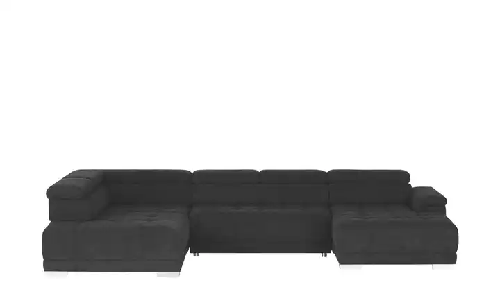 switch Wohnlandschaft aus Mikrofaser Campo Anthrazit links Erweiterte Funktion