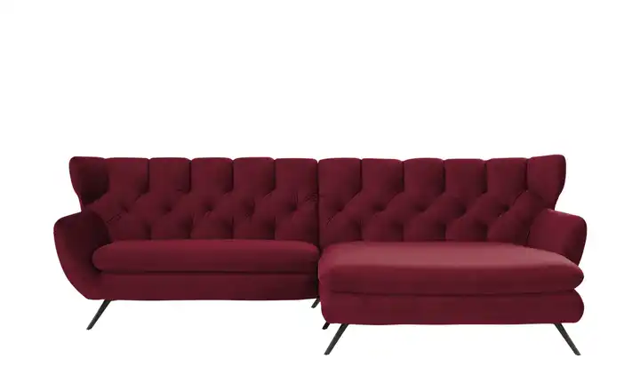 Jette Home Ecksofa Caldara rechts Rot