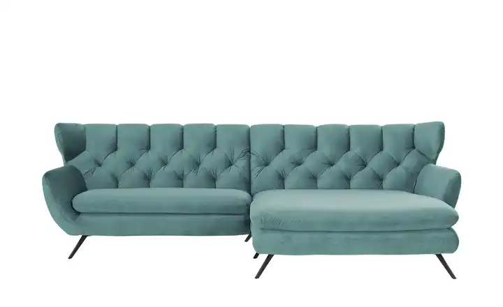 Jette Home Ecksofa Caldara rechts Hellgrün