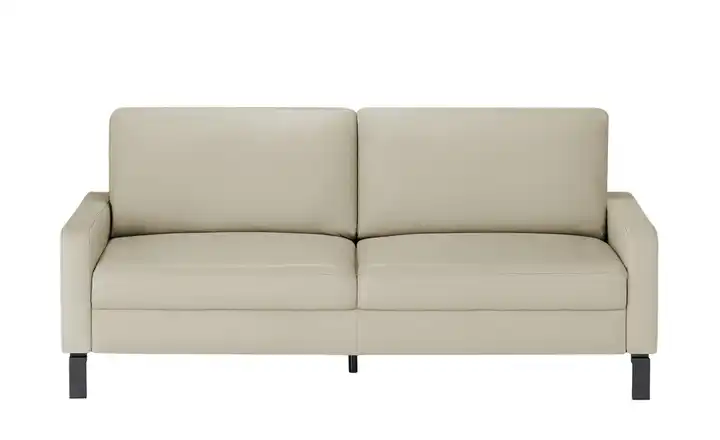 Max Schelling Einzelsofa aus Echtleder Maximum 2 Winkel Creme Schwarz