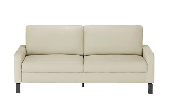 Max Schelling Einzelsofa aus Echtleder Maximum 2 Winkel Beige Schwarz