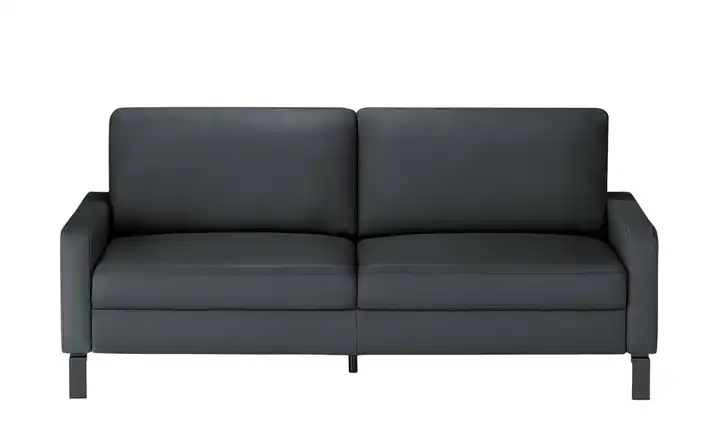 Max Schelling Einzelsofa aus Echtleder Maximum 2 Winkel Dunkelblau Schwarz