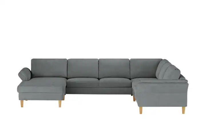Max Schelling Wohnlandschaft Maximum rechts Grundfunktion Massivholz Dunkelgrau
