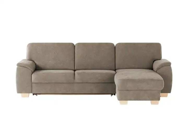 smart Ecksofa Valencia Schlamm Armlehne A5 rechts Erweiterte Funktion