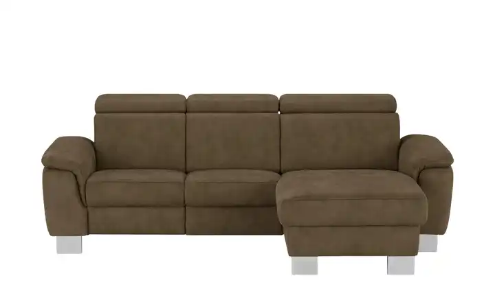 Mein Sofa bold Ecksofa Beata Schokoladenbraun rechts ohne