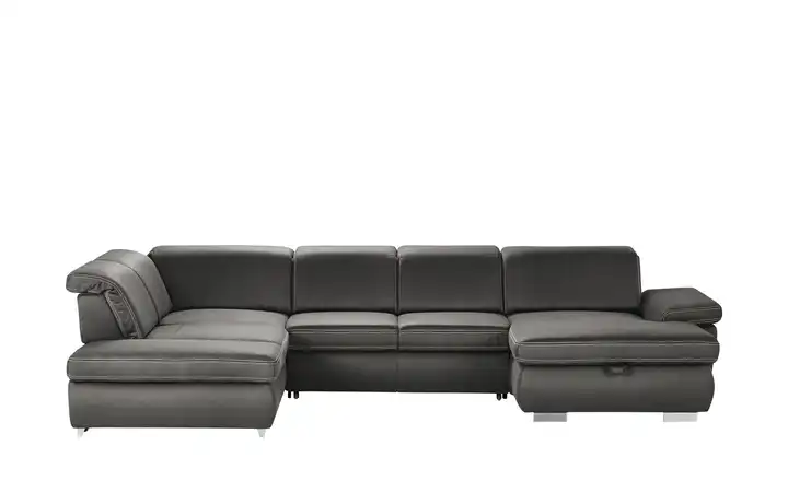 Lounge Collection Wohnlandschaft  mit verschiedenen Funktionen Amanda Anthrazit links Erweiterte Funktion