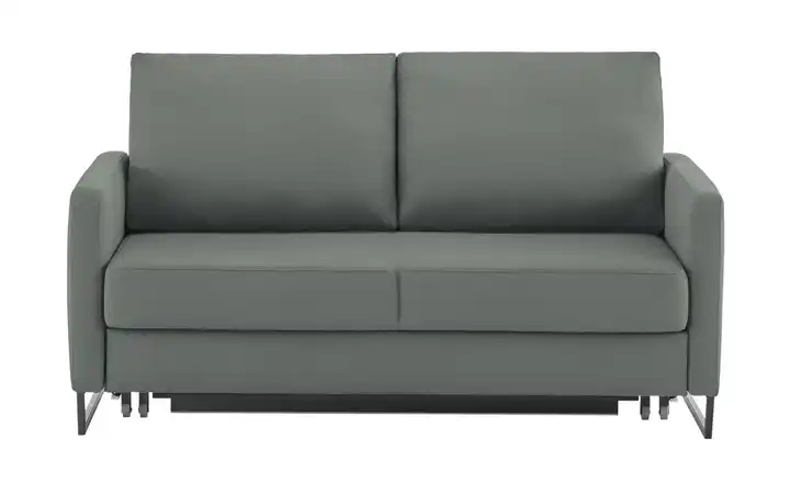 Schlafsofa aus Flachgewebe Fürth Anthrazit