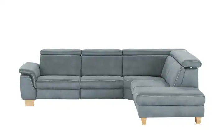 Mein Sofa bold Ecksofa Beata Rauchblau rechts ohne