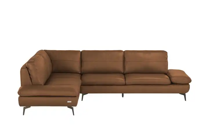 Wohnwert Ecksofa Amarena Braun links