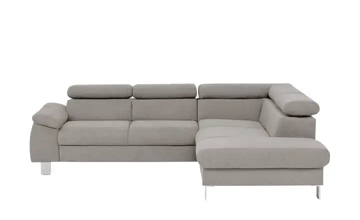 uno Ecksofa Micky Elefantengrau rechts Erweiterte Funktion