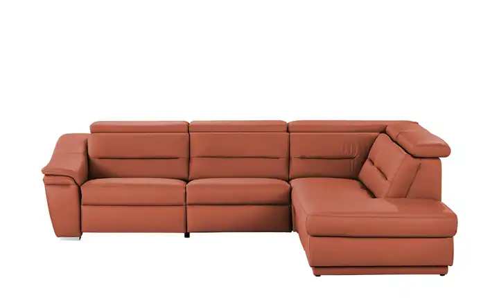 meinSofa Ecksofa Ivonne Rot rechts ohne