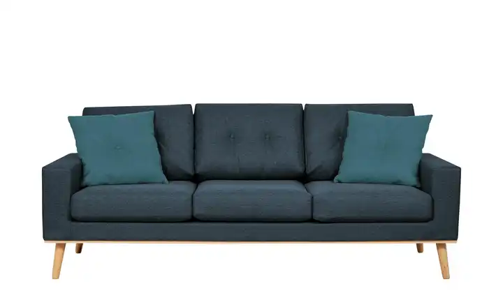 Sofa, 3-sitzig Cristy Dunkelblau, Petrol