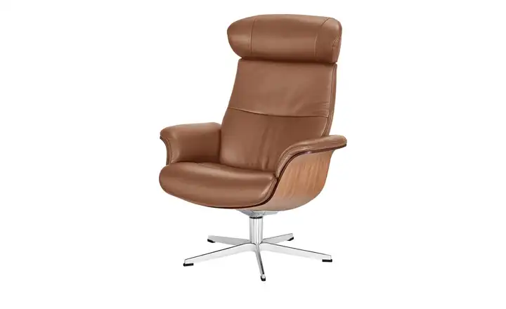 Relaxsessel  drehbar Timeout Cognacbraun 45,5 cm