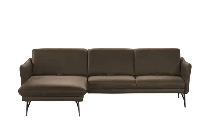 himolla Ecksofa Leder 1928 Dunkelbraun links