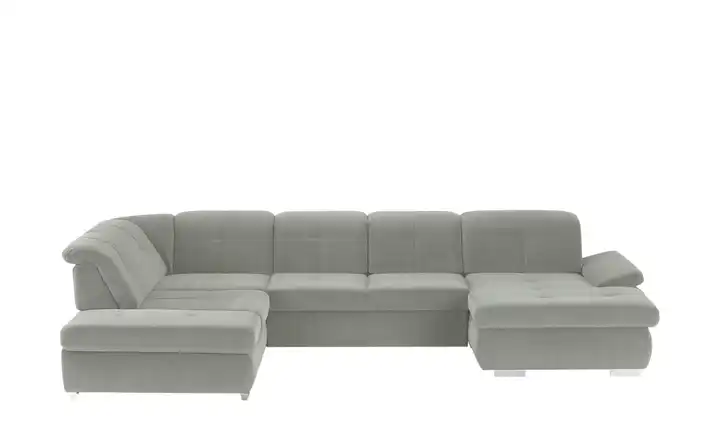 Lounge Collection Wohnlandschaft Mikrofaser Affair Silbergrau links Grundfunktion
