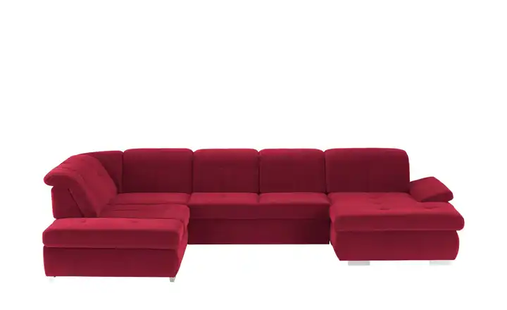 Lounge Collection Wohnlandschaft Mikrofaser Affair Rot links Grundfunktion