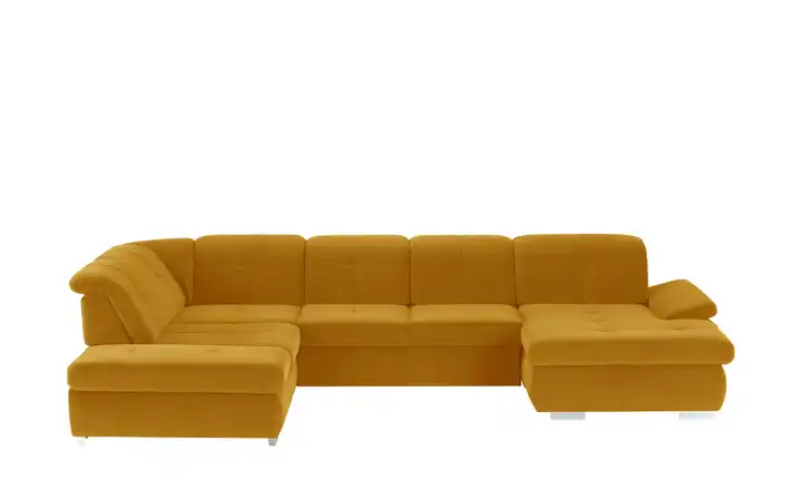 Lounge Collection Wohnlandschaft Mikrofaser Affair Curry links Grundfunktion