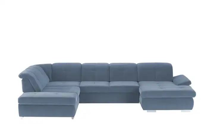 Lounge Collection Wohnlandschaft Mikrofaser Affair Eisblau links Grundfunktion