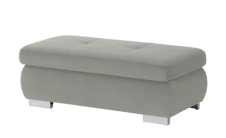 Lounge Collection Polsterhocker Affair Silbergrau