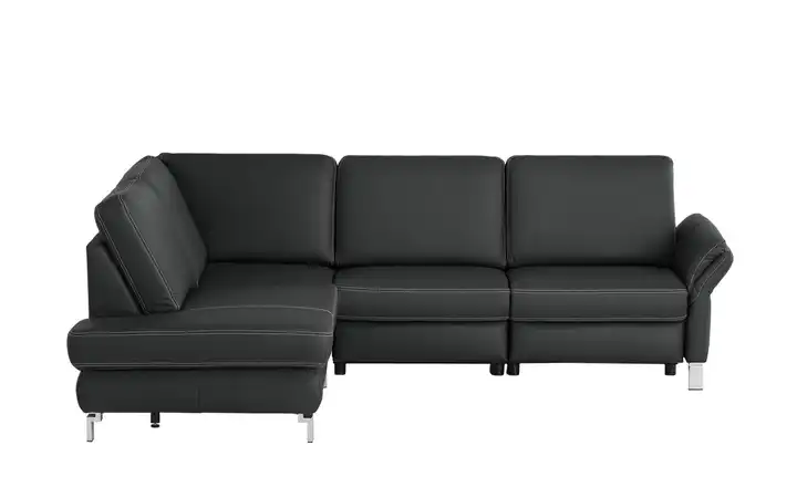 medium Ecksofa Medium Plus Schwarz links Erweiterte Funktion