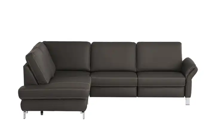 medium Ecksofa Medium Plus Braun links ohne