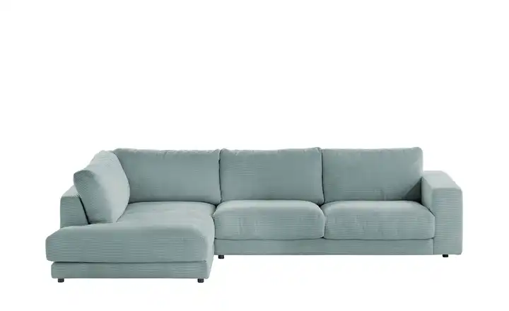 Jette Home Ecksofa Cord Sila Hellblau links
