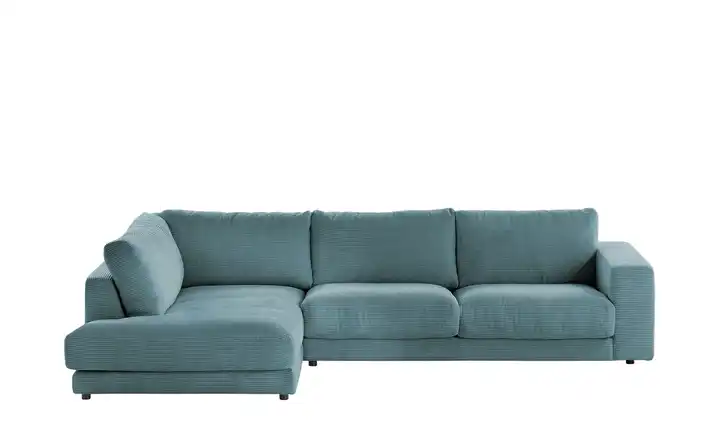 Jette Home Ecksofa Cord Sila Petrol links