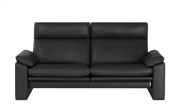 erpo just relax Ledersofa mit Relaxfunktion JR960 Bari 2,5 Schwarz