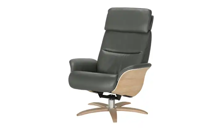 Nils Olsen Relaxsessel Leder mit Relaxfunktion Balance Anthrazit