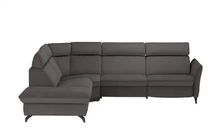 himolla Ecksofa 1926 Dunkelgrau links Grundfunktion